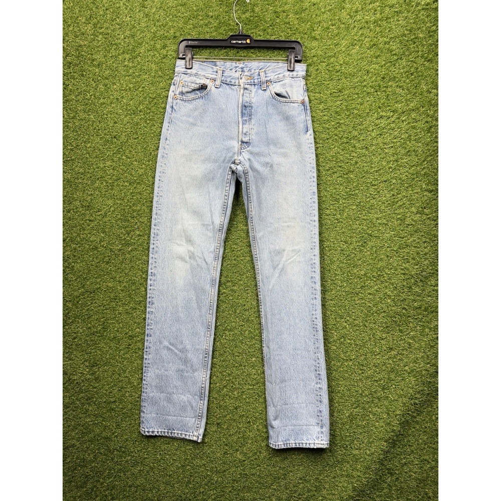 Vintage Levis 501 XX Jeans Mens 30x34 Shrink to Fit Light Wash Made in USA